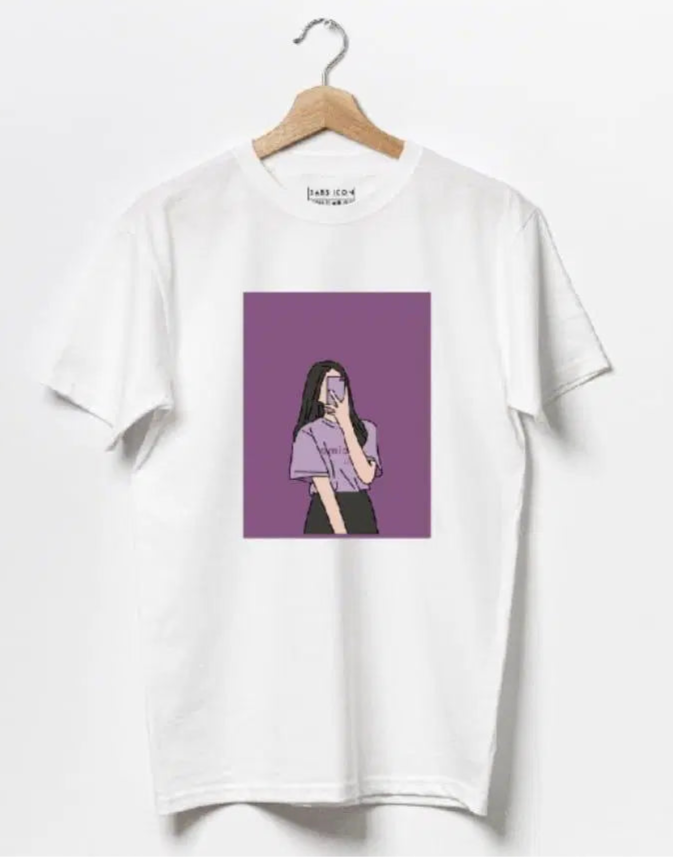 Stylish Printed Round Neck T-Shirt for Women