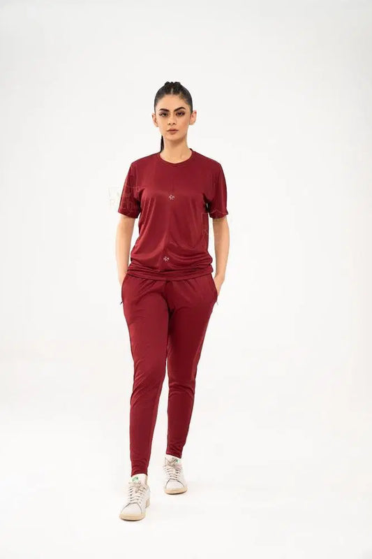 Women's Stitched Plain Tracksuit