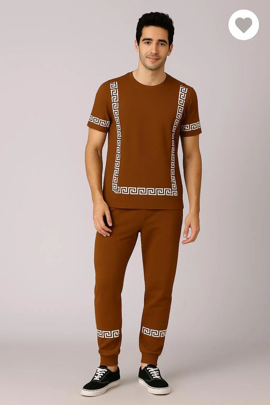 Men's Micro Interlock Printed TrackSuit